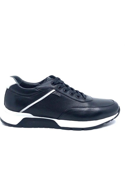 Sneakers Siyah Hakiki Deri Erkek Ayakkabı 2514 306 922 fiyatları