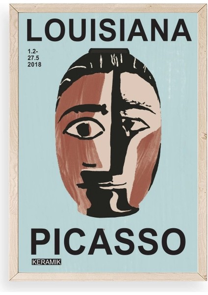 Picasso Ahşap Çerçeveli Tablo