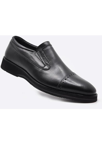 Hakiki Deri Günlük Erkek Ayakkabı Siyah 3150 46