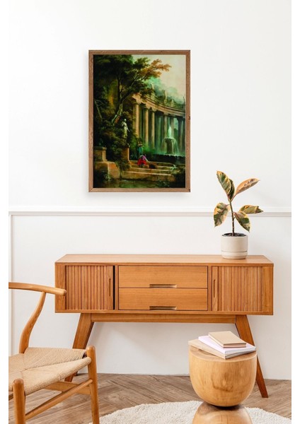 Yapraklar Ahşap Çerçeveli Tablo modelleri