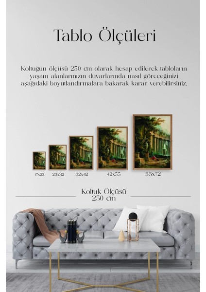 Yapraklar Ahşap Çerçeveli Tablo indirimleri