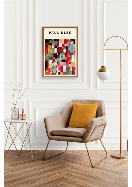 Paul Klee Ahşap Çerçeveli Tablo fiyatları