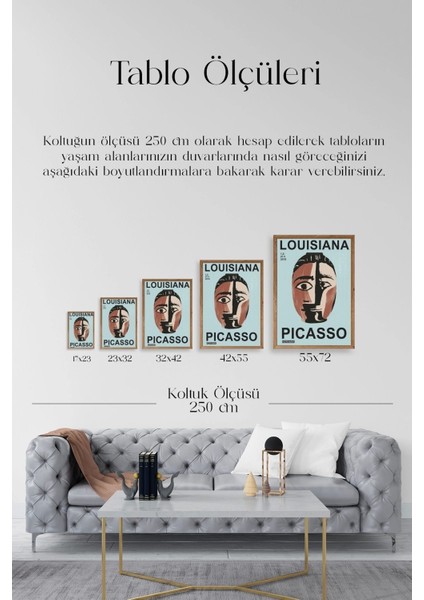 Picasso Ahşap Çerçeveli Tablo indirimleri