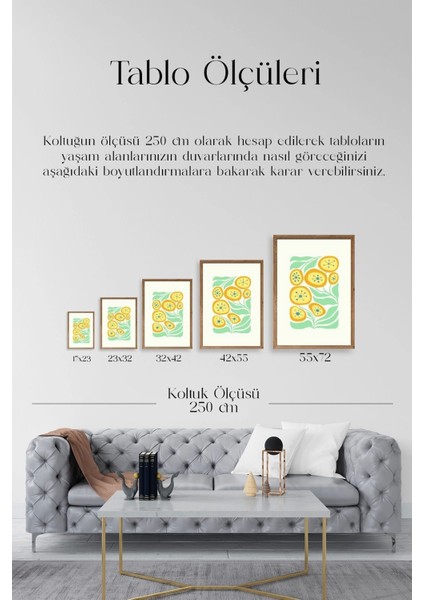 Çiçek Ahşap Çerçeveli Tablo indirimleri