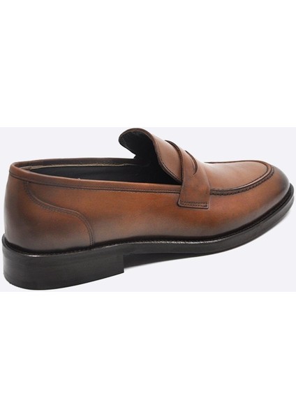 Hakiki Deri Günlük Erkek Ayakkabı Taba 9810 fırsatları