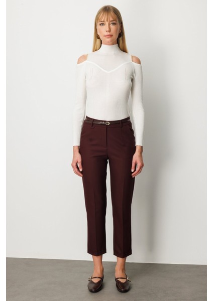 Duble Paça Kemerli Pantolon 01003