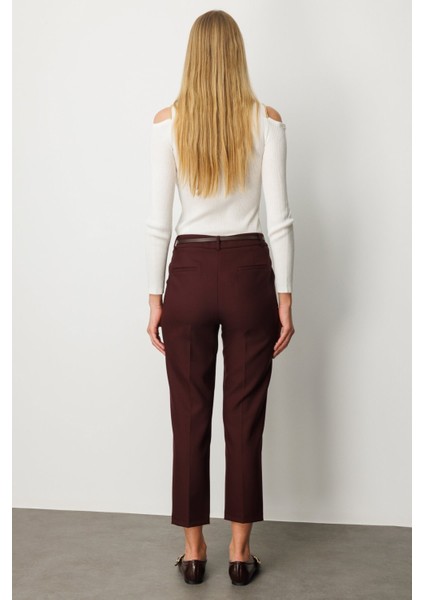 Duble Paça Kemerli Pantolon 01003 modelleri