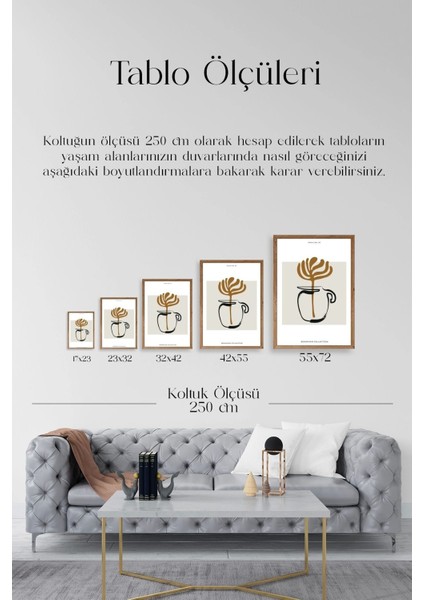 Kahve Ahşap Çerçeveli Tablo indirimleri