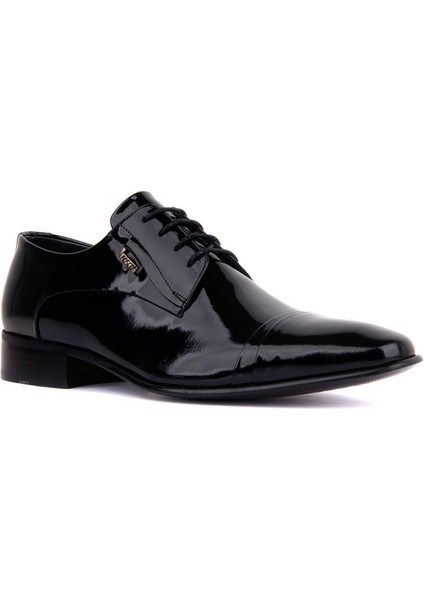 Bağcıklı Siyah Rugan Erkek Klasik Ayakkabı 1001-1 430 indirimleri