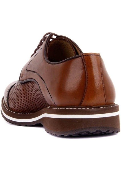 Bağcıklı Taba Deri Eva Erkek Günlük Ayakkabı 9040 45 42
