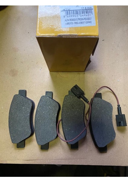 Alfa Romeo/citroen Nemo/peugeot Bibber Ön Fren Balatası