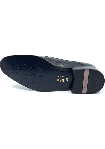 Siyah Hakiki Deri Klasik Erkek Ayakkabı 1090 114 fırsatları