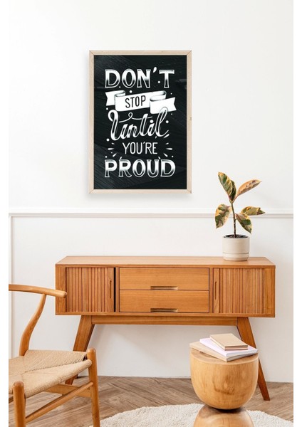 Motto Ahşap Çerçeveli Tablo modelleri