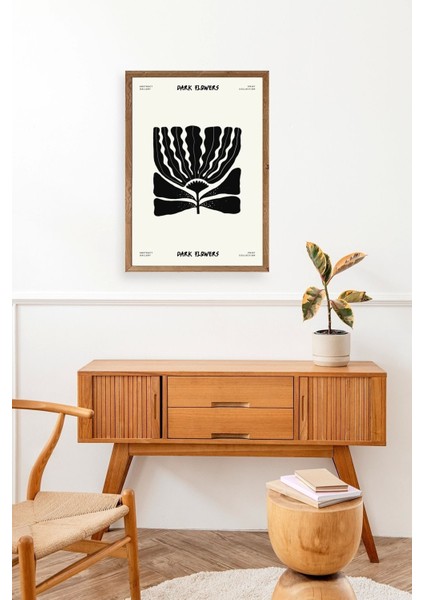 Çiçek Ahşap Çerçeveli Tablo modelleri