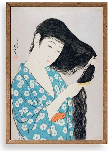 Hashiguchi Goyo Ahşap Çerçeveli Tablo