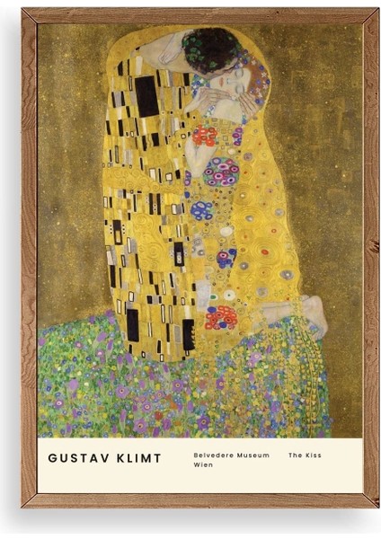 Gustav Klimt Ahşap Çerçeveli Tablo