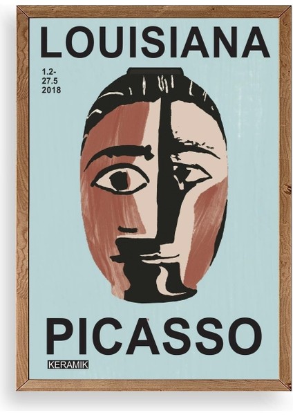 Picasso Ahşap Çerçeveli Tablo