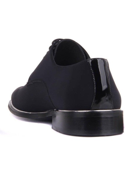 Bağcıklı Siyah Tekstil Erkek Klasik Ayakkabı 8003 505 430 fırsatları