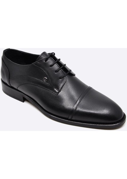 Hakiki Deri Siyah Erkek Klasik Ayakkabı 9819 100