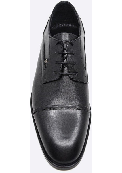 Hakiki Deri Siyah Erkek Klasik Ayakkabı 9819 100