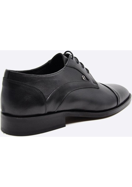 Hakiki Deri Siyah Erkek Klasik Ayakkabı 9819 100