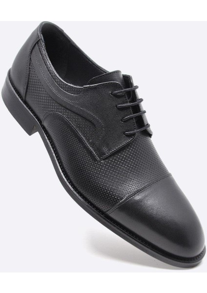 Hakiki Deri Siyah Erkek Klasik Ayakkabı 9854 100 modelleri