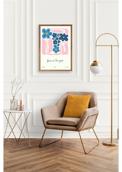 Çiçekler Ahşap Çerçeveli Tablo fiyatları