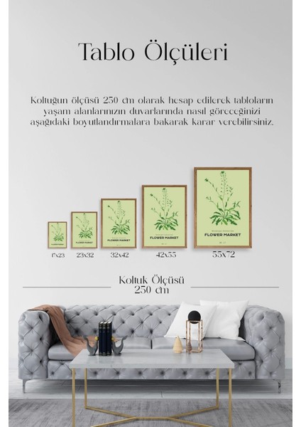 Çiçek Ahşap Çerçeveli Tablo indirimleri