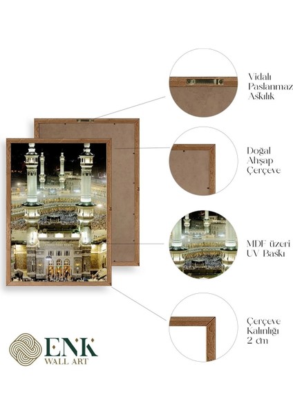 Kabe Ahşap Çerçeveli Tablo fırsatları