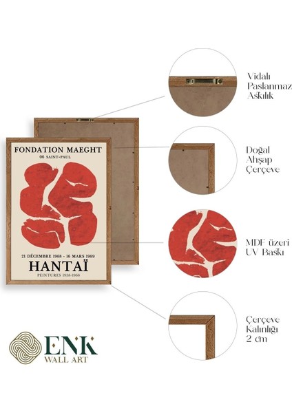 Hantai Ahşap Çerçeveli Tablo fırsatları