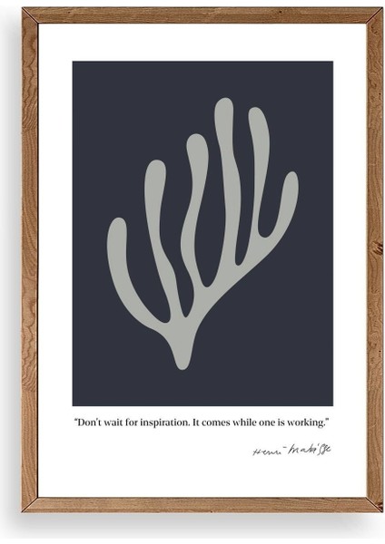 Henri Matisse Ahşap Çerçeveli Tablo