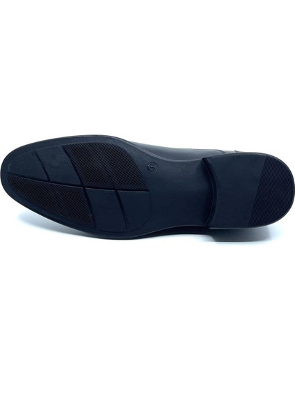 Siyah Klasik Erkek Ayakkabı Kauçuk 2811 46