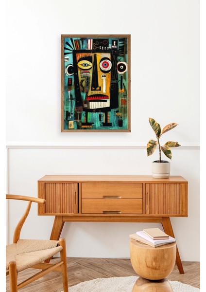 Soyut Ahşap Çerçeveli Tablo modelleri