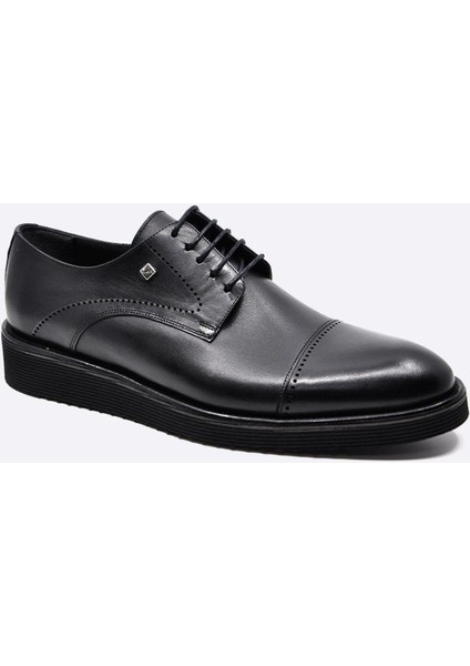 Hakiki Deri Siyah Günlük Erkek Ayakkabı 2928 46 fiyatları