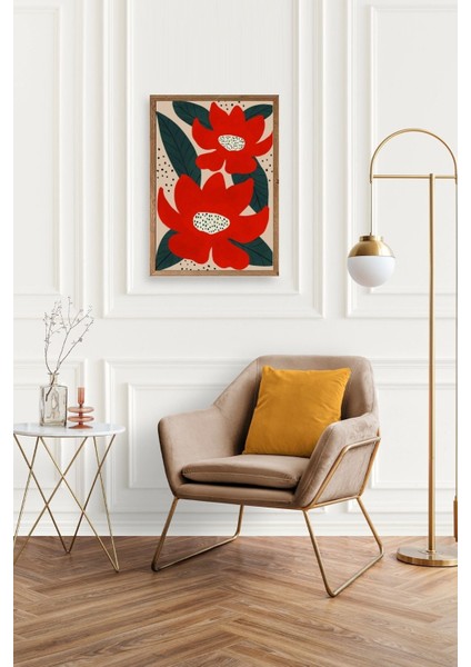 Çiçek Ahşap Çerçeveli Tablo fiyatları