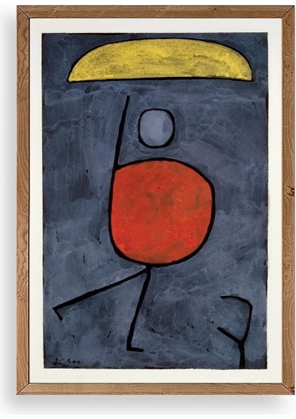 Paul Klee Ahşap Çerçeveli Tablo