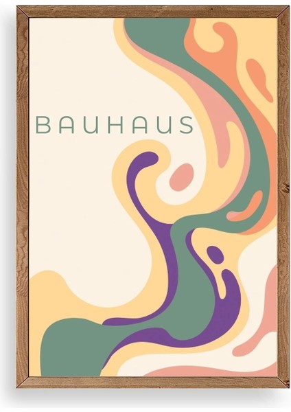 Bauhaus Ahşap Çerçeveli Tablo
