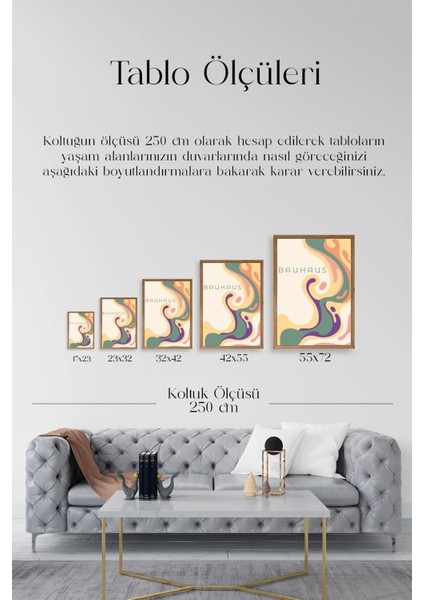 Bauhaus Ahşap Çerçeveli Tablo indirimleri