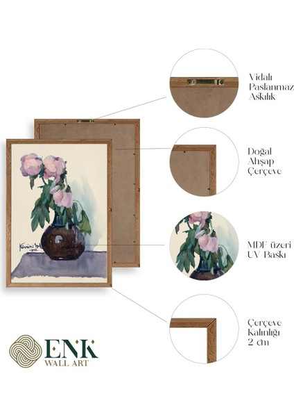 Kövári Ka?marik Ahşap Çerçeveli Tablo fırsatları