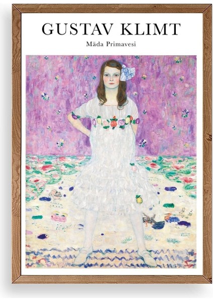 Gustav Klimt Ahşap Çerçeveli Tablo