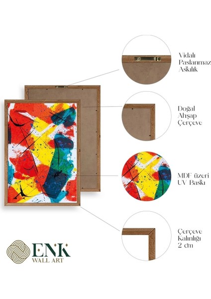 Mordern Ahşap Çerçeveli Tablo fırsatları