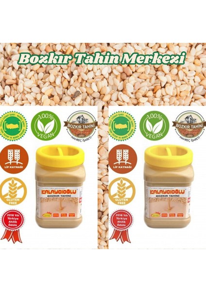 Bozkır Tahin Merkezi Katkısız Beyaz Tahin 935 gr x 2 Adet (Gluten Içermez & Vegan) fiyatları