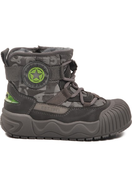Gri Içi Kürklü Soğuğa Dirençli Kaymaz Erkek Çocuk Bot 22664 P fiyatları