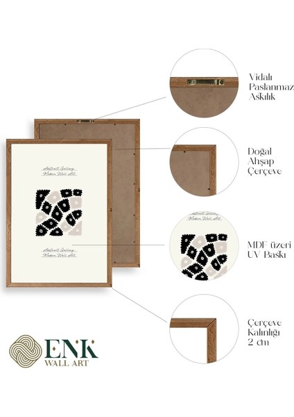 Çiçek Ahşap Çerçeveli Tablo fırsatları