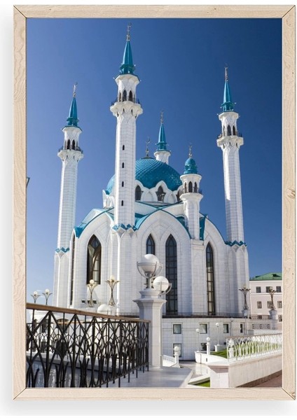 Kabe Camii Ahşap Çerçeveli Tablo