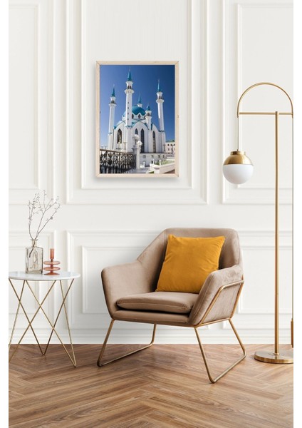 Kabe Camii Ahşap Çerçeveli Tablo fiyatları