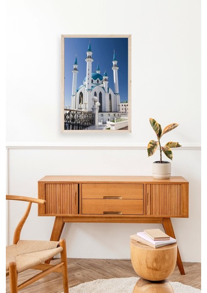 Kabe Camii Ahşap Çerçeveli Tablo modelleri