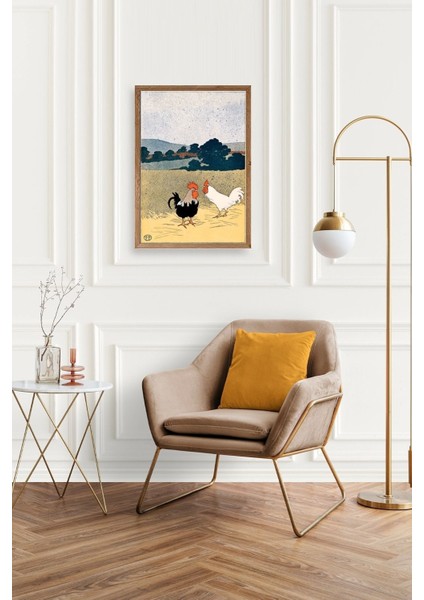 Edward Penfield Ahşap Çerçeveli Tablo fiyatları