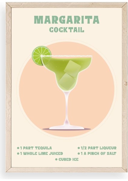 Margarita Ahşap Çerçeveli Tablo