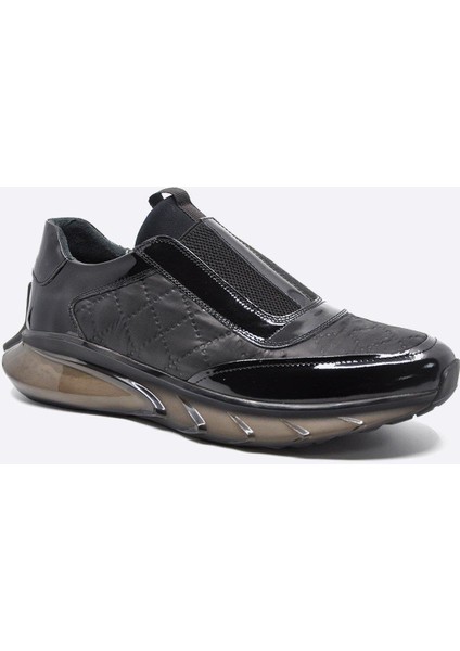 Hakiki Deri Sneaker Erkek Ayakkabı Siyah 9872 100 modelleri